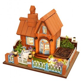 Vigcebit Kit Miniature de Maison de poupée - Kit de Meubles de Maison de poupée Miniature Bricolage - Meubles et Accessoires 