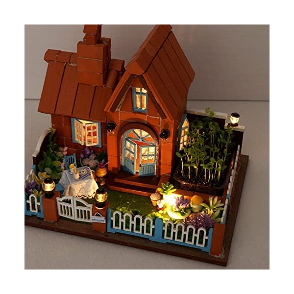 Vigcebit Kit Miniature de Maison de poupée - Kit de Meubles de Maison de poupée Miniature Bricolage - Meubles et Accessoires 