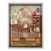 Richolyn Maisons poupées Miniatures Bricolage | Kit Maison poupée Miniature avec Cadre Photo 3D Magic World,Aube Chauavec des