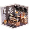 Rolife Extensible Maquette Maison Boulangerie - Miniature Maison de Poupee -Idée Cadeau pour Fille Femme -Chambre Décorations