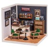 Rolife Extensible Maquette Maison Boulangerie - Miniature Maison de Poupee -Idée Cadeau pour Fille Femme -Chambre Décorations