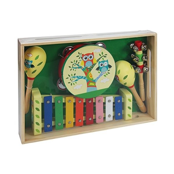 AB Gee abgee 921 LXS0167 EA Wooden Owl Musical Set, Red