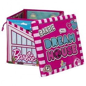 Sablon Boite de rangement et tapis de jeu Barbie Villa de rêve