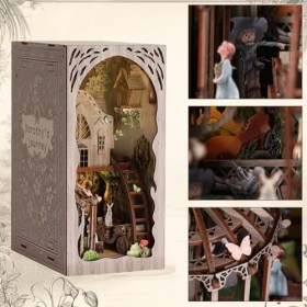 MagiDeal Kits de Coins de Livres pour Maison de poupée, Serre-Livres Miniatures, Serre-Livres, modèle de Maison de poupée