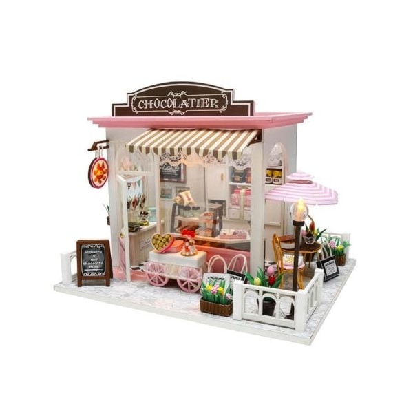 Kits de Maison de poupée DIY, Meubles Miniatures, Kits de Construction de Mini Maisons, idées de Cadeaux artisanaux for Les A