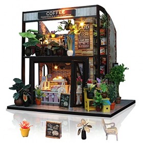 Cuteefun Maquette Maison Miniature pour Adulte à Construire, DIY Ma