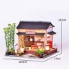 Style Chinois Cottage Bricolage Miniature Maison de Poupée Kit Artisanat avec LED Maison de Poupée Modèle Construction Y Cade