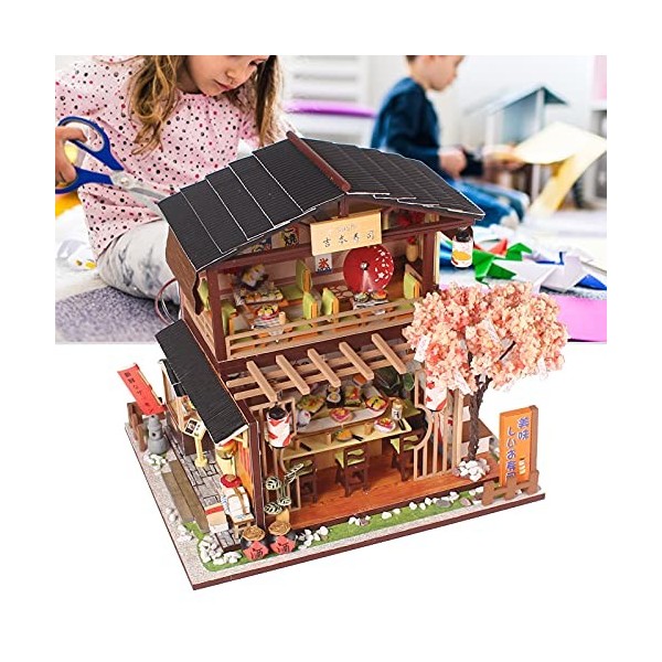 Jouets de modèle Japonais, modèle de Magasin de Sushi de Bricolage, Meubles de Maison Miniatures, 14 Ans et Plus, modèle de M