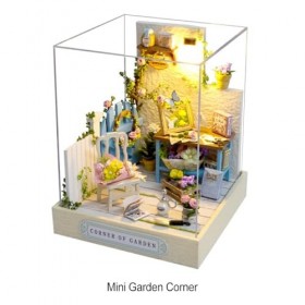 yuwqqoajv Construisez Vos Propres rêves Miniatures avec Maison de poupée en Bois Bricolage Kit de Maison de poupées Miniature