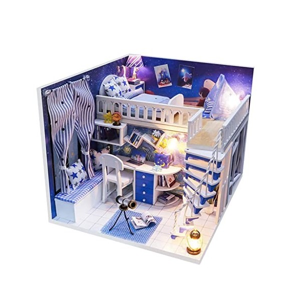 MAISON DE POUPÉE En Bois 3D, Artisanat Miniature Pour Filles, Cadeaux EUR 72,14 - FR