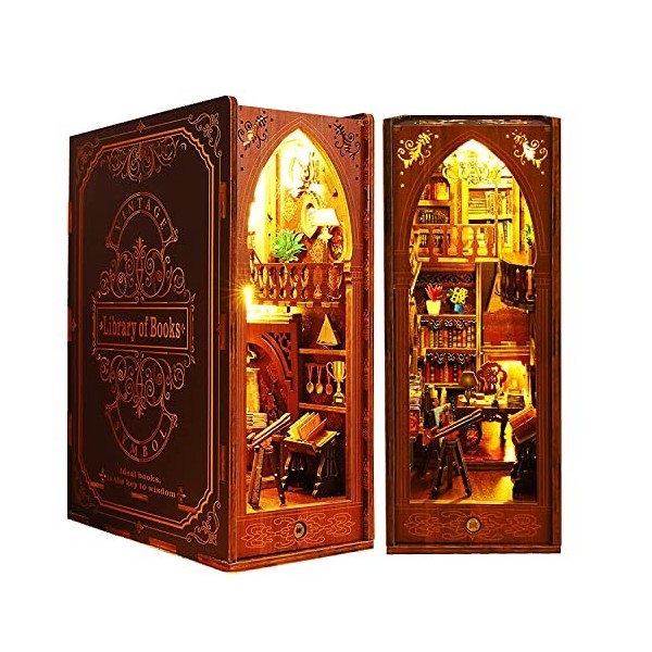 Cuteefun Maison Miniature A Construire DIY Maison Poupee Miniature Bois En Kit Avec Meubles Musique Et Outils Cadeau De Bric Amz