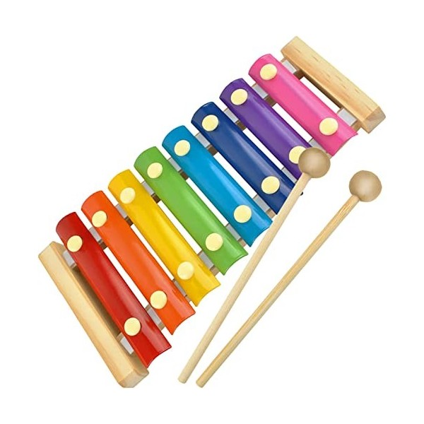 Jouet musical en bois Batterie pour enfants Instruments de musique