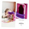 ERINGOGO Salle De Jouets Grande Maison De Poupée Maison De Poupée De Rêve Ensemble De Jeu Château Pop-Up Kit Bricolage Grand 