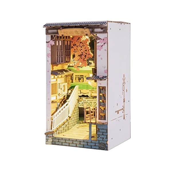 Rolife Book Nook Kit Magic House Puzzle 3D Maquette en Bois à Construire Construction Adulte Booknook Kits pour Étagère Serre