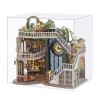 MagiDeal Maison de poupée Miniature en Bois, modèle de Construction rétro européen, décoration de Maison, Kits pour Enfants e