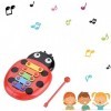 Xylophone Jouet pour tout-petits de 1 à 2 ans, jouets musicaux pour garçons et filles, instrument de musique pour enfants ave