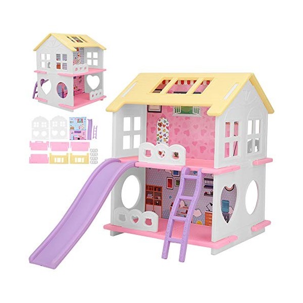 Maison de poupée bricolage, ensemble de maison de poupée miniature, jouets miniatures de maison de poupée, pour cadeau danni