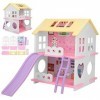 Maison de poupée bricolage, ensemble de maison de poupée miniature, jouets miniatures de maison de poupée, pour cadeau danni