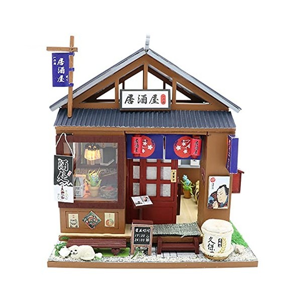 YIHANGG Jouets Dassemblage en Bois Kit Maison De Poupée Miniature Bricolage Cadeau De Noël danniversaire De Modèle De Maiso