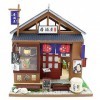 YIHANGG Jouets Dassemblage en Bois Kit Maison De Poupée Miniature Bricolage Cadeau De Noël danniversaire De Modèle De Maiso