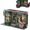 TOPBSFARNY Kit de maison de poupée miniature à faire soi-même avec, maison de poupée magique vintage européenne, kit de maiso