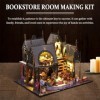 Maison de Poupée Miniature DIY pour Adulte Maquette Maison Miniature a Construire avec Housse de Protection et Lumière LED Ki