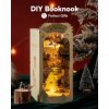 RoWood DIY Book Nook Kit | Puzzle 3D Serre Livres en Bois | Maison Miniature avec Lumière LED, Jeux pour Adultes à Construire