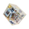 ABOOFAN 1 Ensemble Cabine Modèle Poupées Loft Bricolage Mini Maison De Poupée Miniature Bricolage Maison Kit Construire Une M