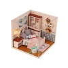 Wudimaoyiyouxian 3D Mini DIY Maison de poupée, Thème Chaud Série Maison Décoration Chambre Kits Modèle, Accueil Modèle Artwor