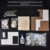 Nannigr Kit de Maison de poupée, Assemblage de Maison Miniature sûre pour Un matériau Non Toxique respectueux de lenvironnem