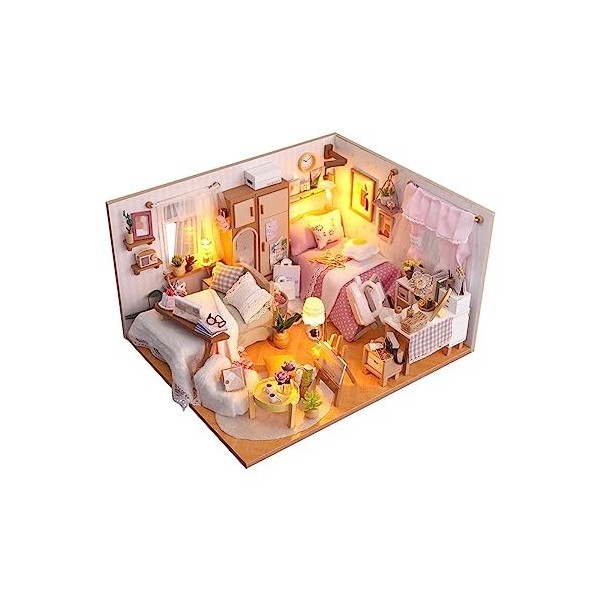 Amagogo Kits de Maison de Poupée Miniature en Bois Objets de Collection Cadeaux