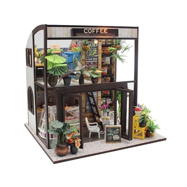 Kit de coin de livre à monter soi-même, livre Miniature, maison de poupée en bois, Puzzle 3D