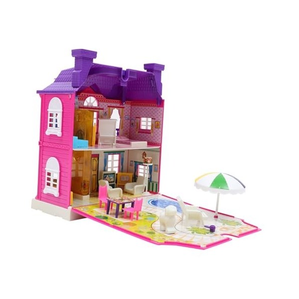 Toyvian Salle De Jouets Enfants Jouet Jouets Jouets Musicaux pour Nourrissons Maison Miniature Maison De Poupée Enfants Plays