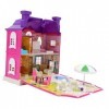 Toyvian Salle De Jouets Enfants Jouet Jouets Jouets Musicaux pour Nourrissons Maison Miniature Maison De Poupée Enfants Plays