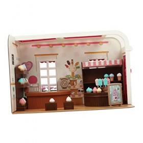 VALICLUD 1 Ensemble De Jouets De Maison De Poupée Ensemble De Jeu pour Enfants Jouet De Crème Glacée Jouet pour Tout-Petits M