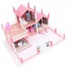 VALICLUD 1 Ensemble De Jouets pour Enfants Jouets pour Enfants Bricolage Maison De Poupée Château Maison De Poupée Modèle Fil