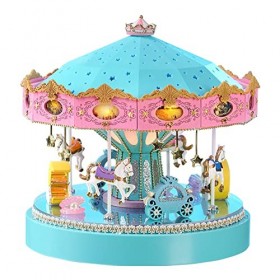 Kit de construction de boîte à musique miniature en bois pour maison de poupée, maison de poupée, maison de poupée pour cadea