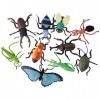 Wild Republic - 64092 - Sachet Plastique - Figurines - Ensemble de Jeu Insecte - 10 Pièces