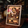WEITING maison poupée DIY - Cadre photo romantique type maison poupée Miniature DIY Kit maison | Hot DawnDIY Magic World Mais