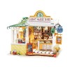 Rolife Maison Miniature Bar à Musique Maison de Poupee a Construire Dollhouse DIY Kit de Top Cadeaux pour Les Adultes Filles 