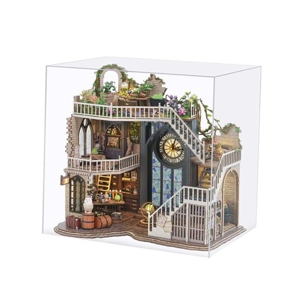 Colcolo Maisons de poupée Miniatures créatives en Bois, Bricolage, Artisanat, œuvres dart assemblées, Kits de Maison de poup