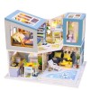 Kits de Maison de poupée DIY, Kits de Construction de Mini Maisons, Meubles Miniatures, idées de Cadeaux artisanaux for Les A