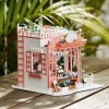 Maison de poupée miniature de montage - Mini maison de poupée miniature fiable pour décoration cadeau jouet
