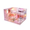 Momola L-026 Ange de rêve,Maison de poupées en Bois DIY 3D Dollhouse Miniature Meubles Kit incluant Accessoires et mobilier, 