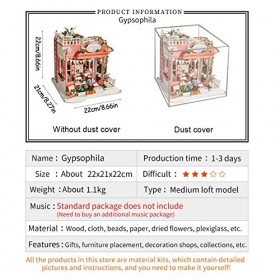 Jikiaci Maison Miniature | Petit Jouet cabane | Décoration Faite à la Main pour lutilisation et lapprovisionnement en Salle