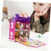 NUSITOU Salle De Jouets Jouets Interactifs pour Enfants Jeu denfant La Maison Jouets pour Bébés Princesse Maison De Poupée a