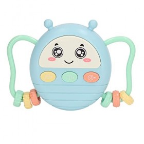 Tambour Musical pour bébé, 3 en 1 Jouet de Tambour Musical Portable en Plastique pour bébé, Instruments de Batterie électroni