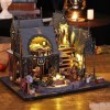 DIY Miniature Maison De Poupée Kit Jouets Magique Enchanté Hut Modèle de Construction avec Housse de Poussière et Musique 3D 