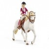 Schleich 42540 Horse Club - Cavalière Sofia et Blossom, Coffret avec 10 éléments Inclus Dont 1 Cheval andalou et sa cavalière