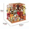 Maison de Poupée - Maison Miniature a Construire avec Meubles et LED - Maison de Poupées en Bois 3D